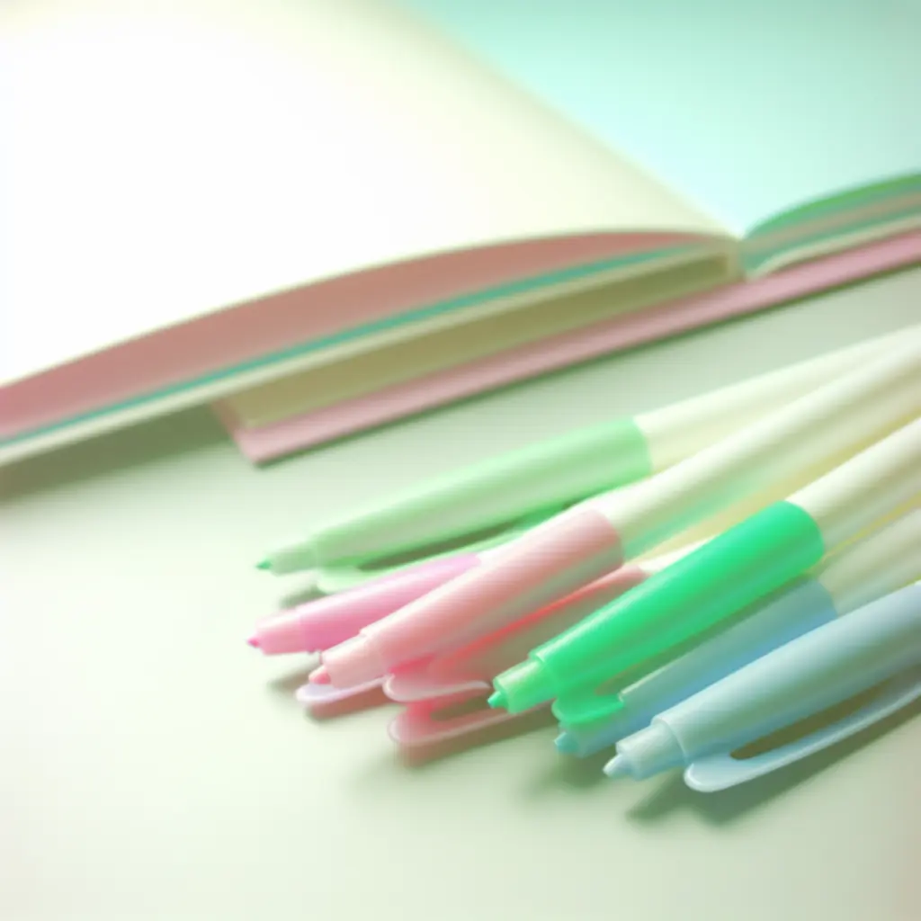 Pastelowe długopisy żelowe z wygodnym uchwytem
