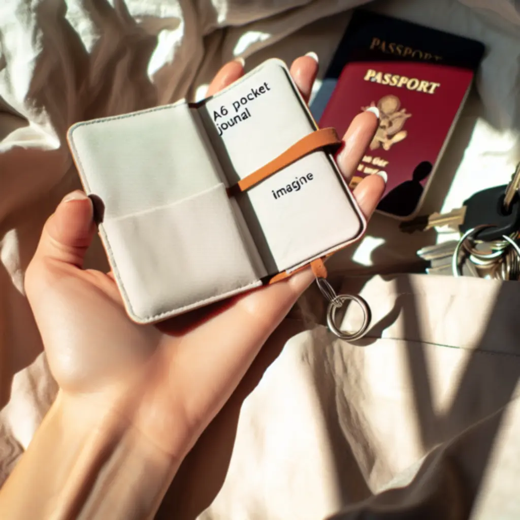 Kieszonkowy dziennik w rozmiarze A6