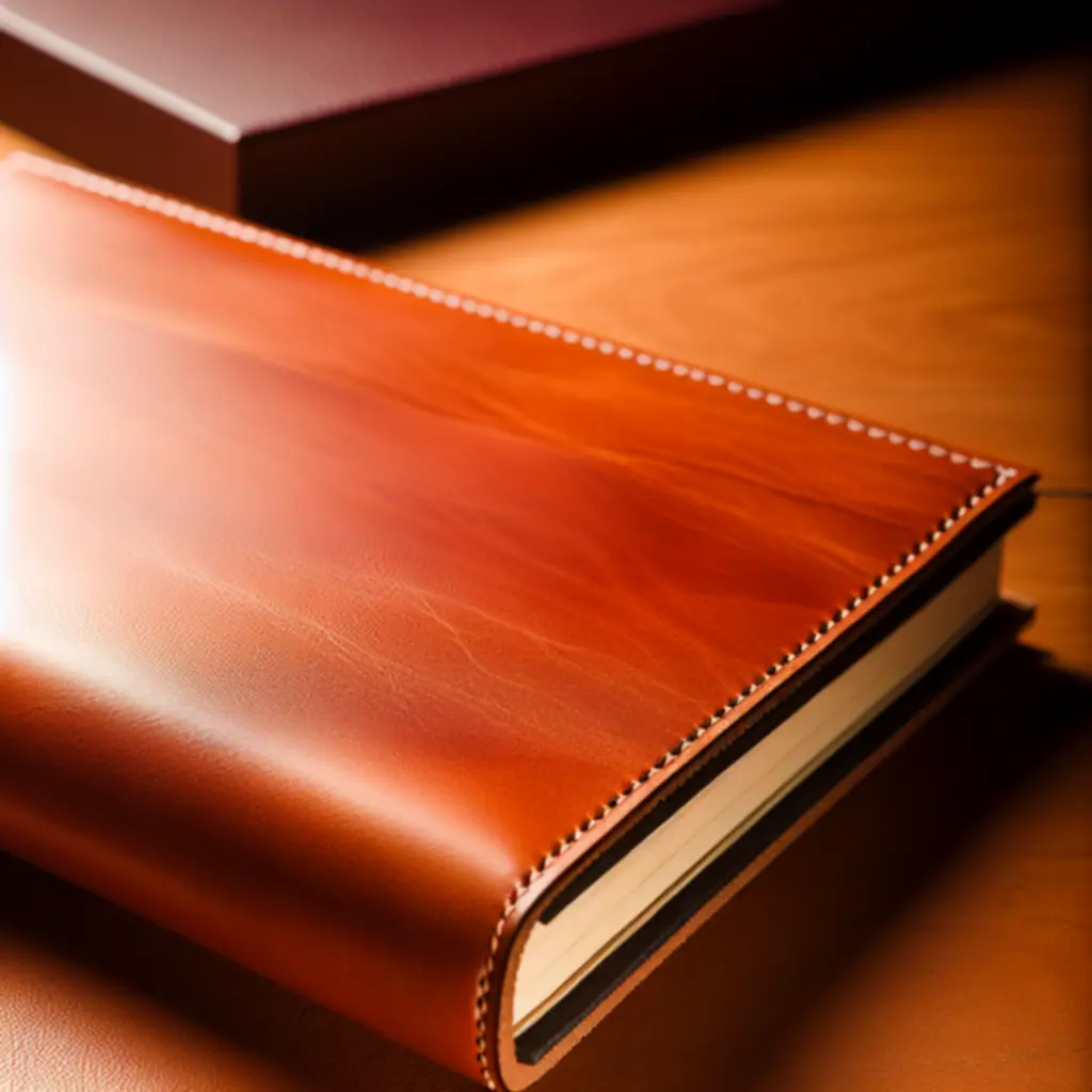 Skórzany dziennik A5 w odcieniu koniaku