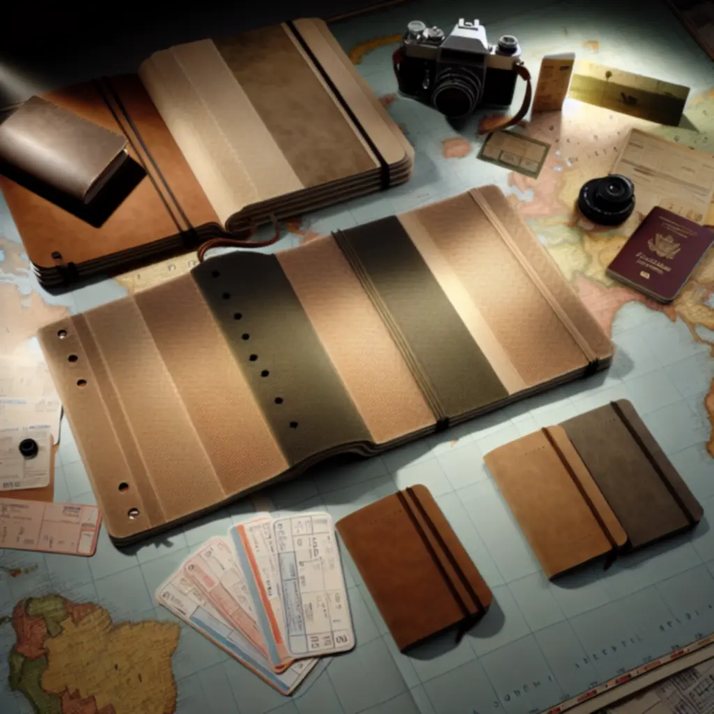 Notes Traveler z wkładami, papier w kropki