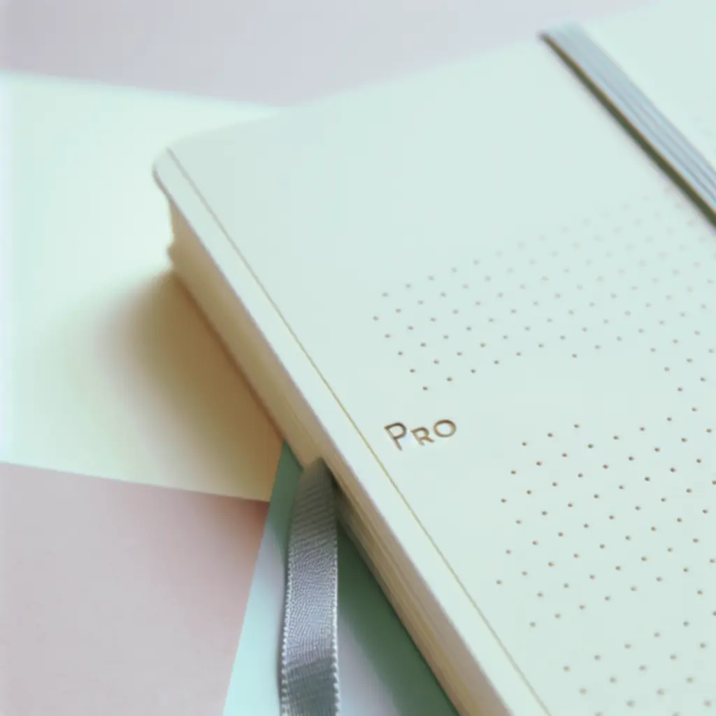 Bullet Journal Pro z elastyczną gumką i tasiemką