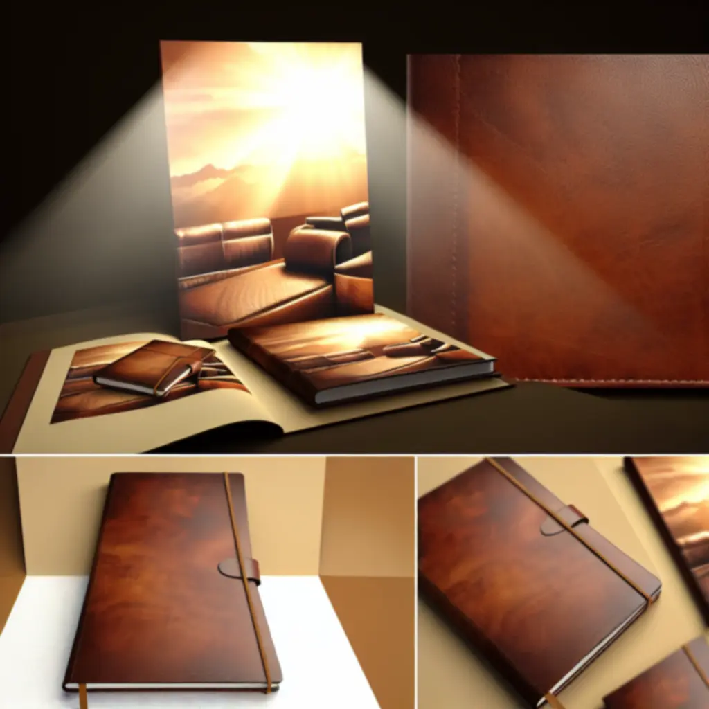 Dziennik w skórzanej okładce w rozmiarze B5