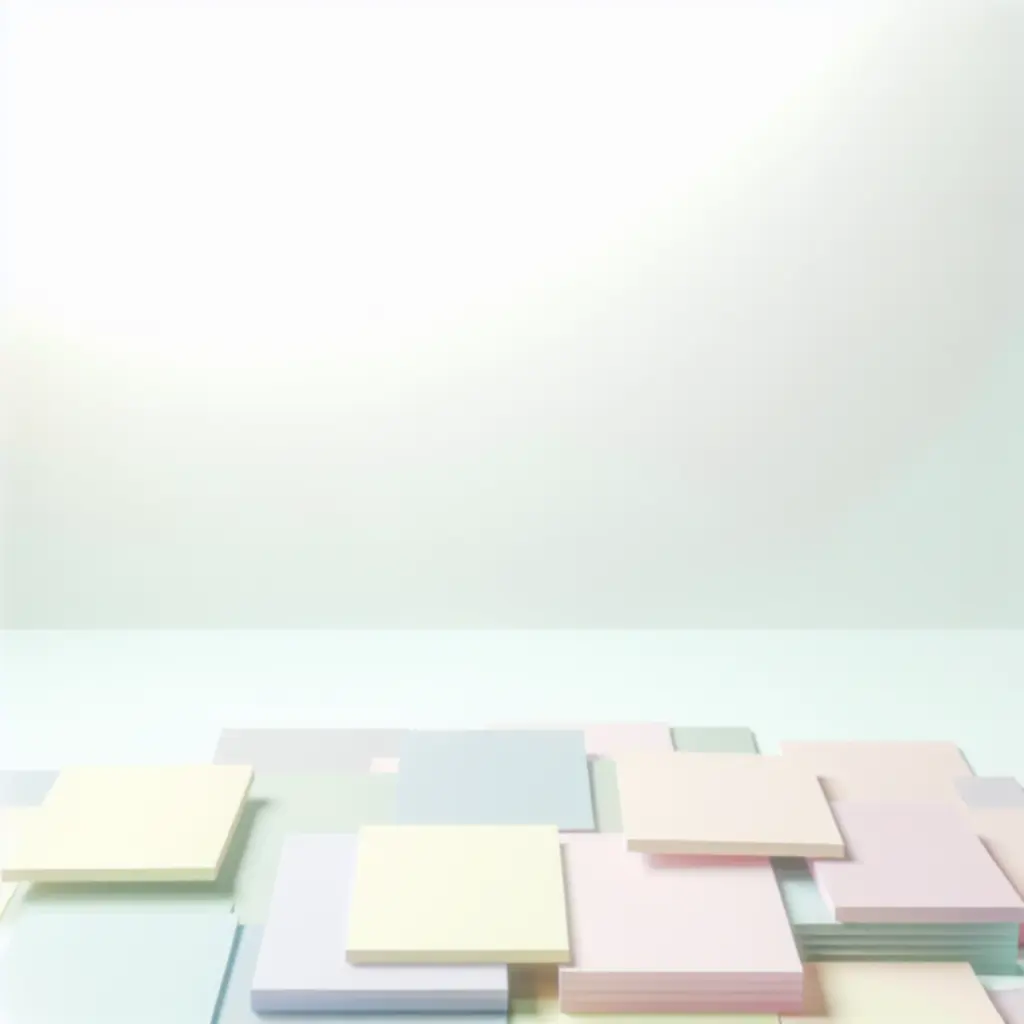 Karteczki samoprzylepne w pastelowych odcieniach